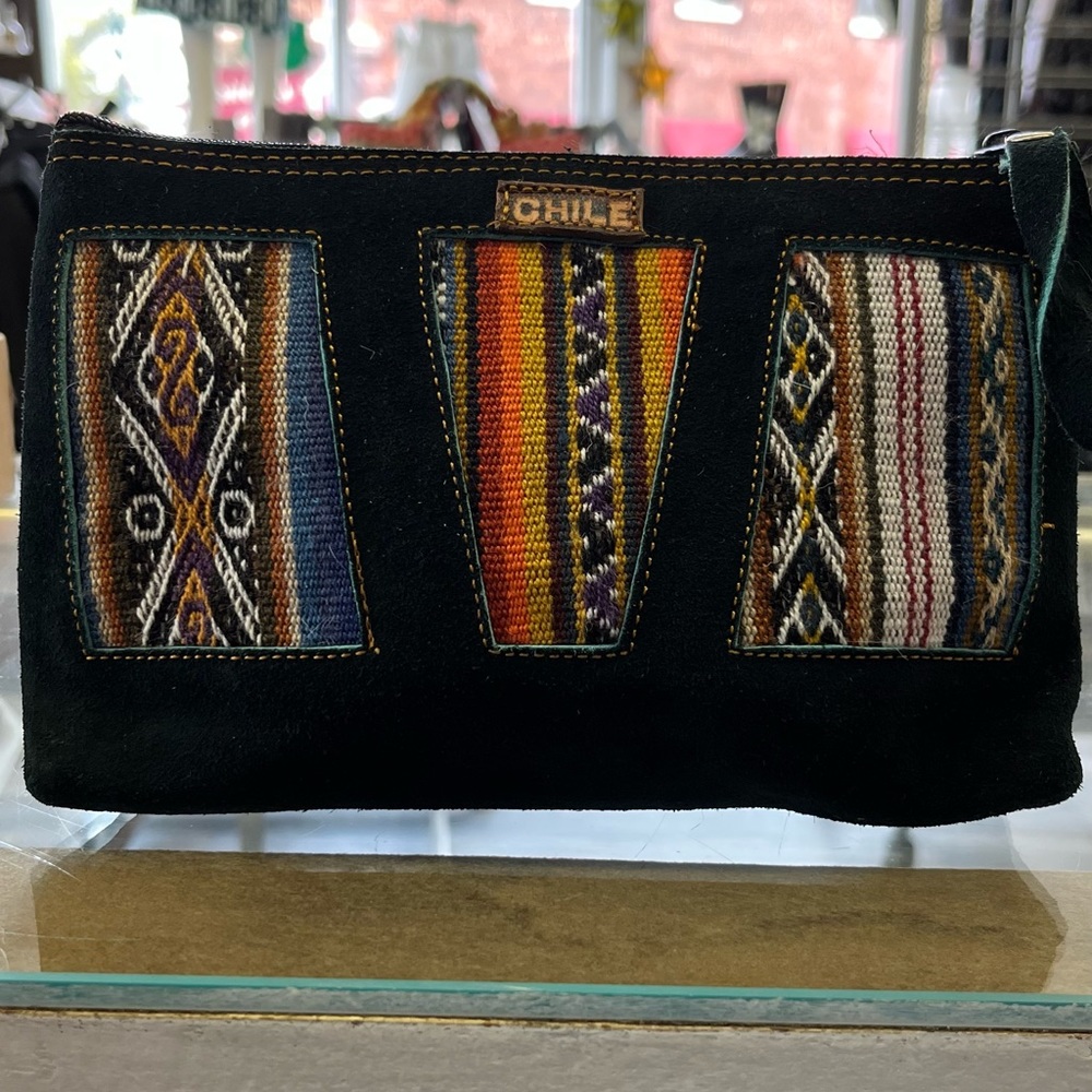 AUTHENTIC LEATHER HANDMADE SOUTH AMERICAN CHILE HAND BAG